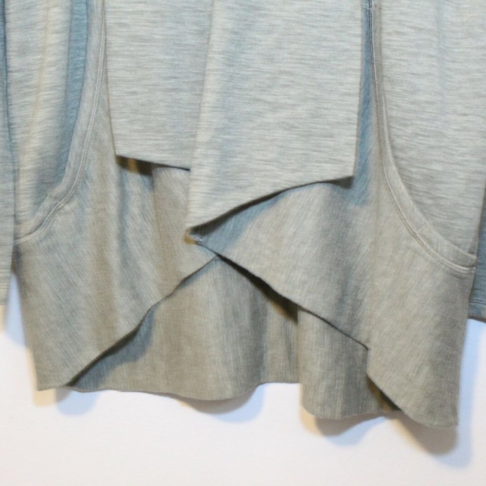 Lucy Knit Tranquility Slub Wrap Cardigan H10781 - Picture 3 of 8